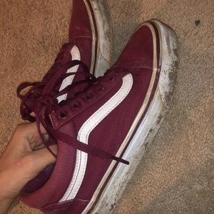 Maroon Vans